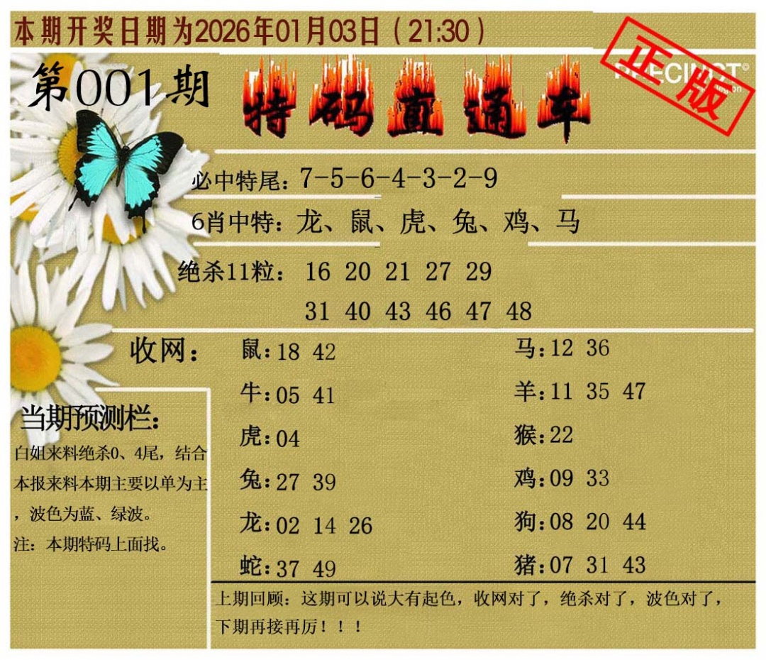 001期特码直通车[图]
