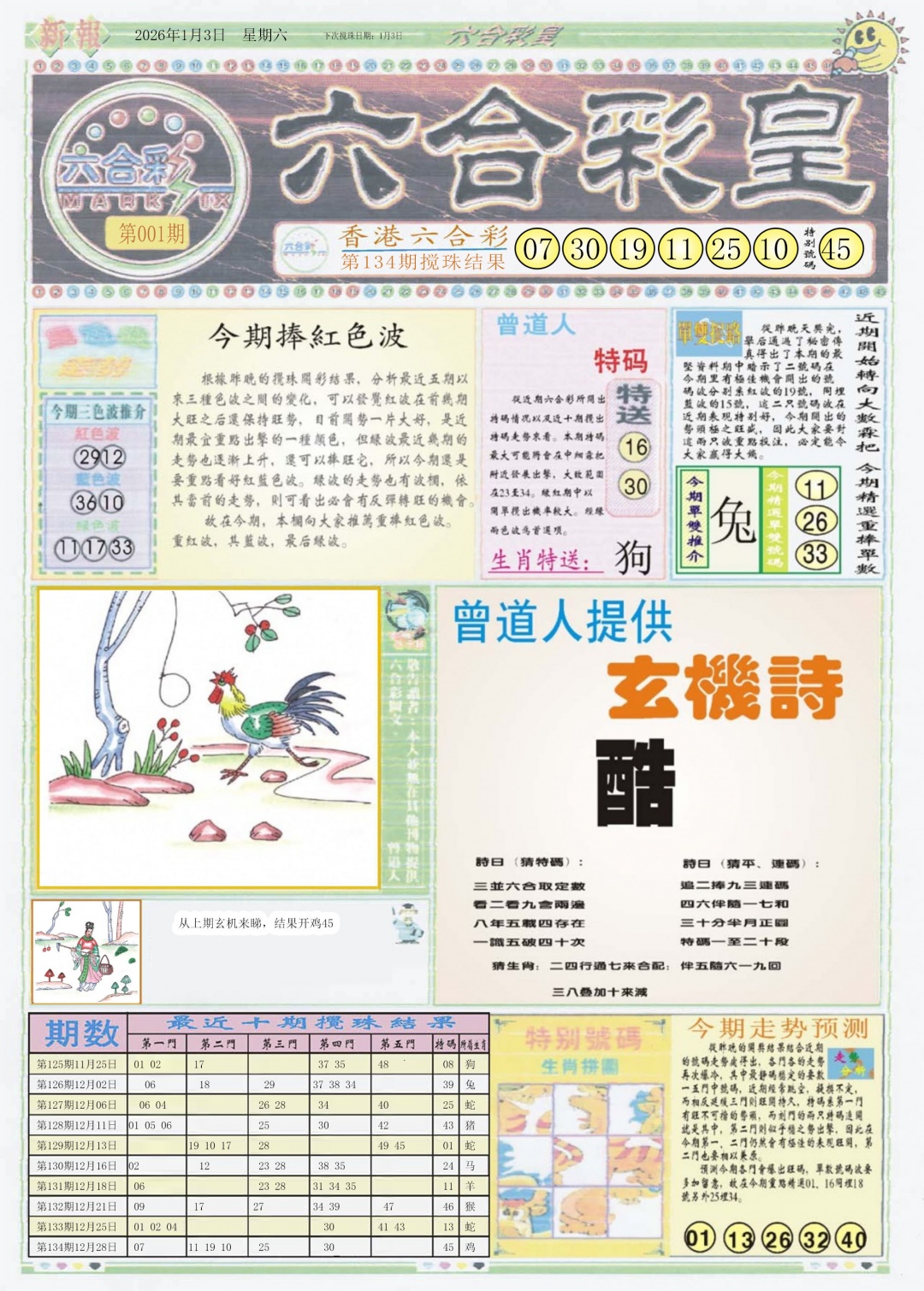 001期六合彩皇A[图]