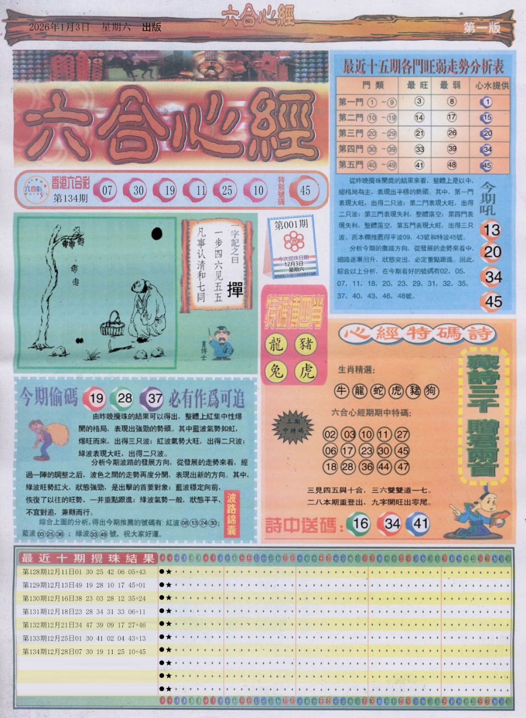 001期六合心经A[图]