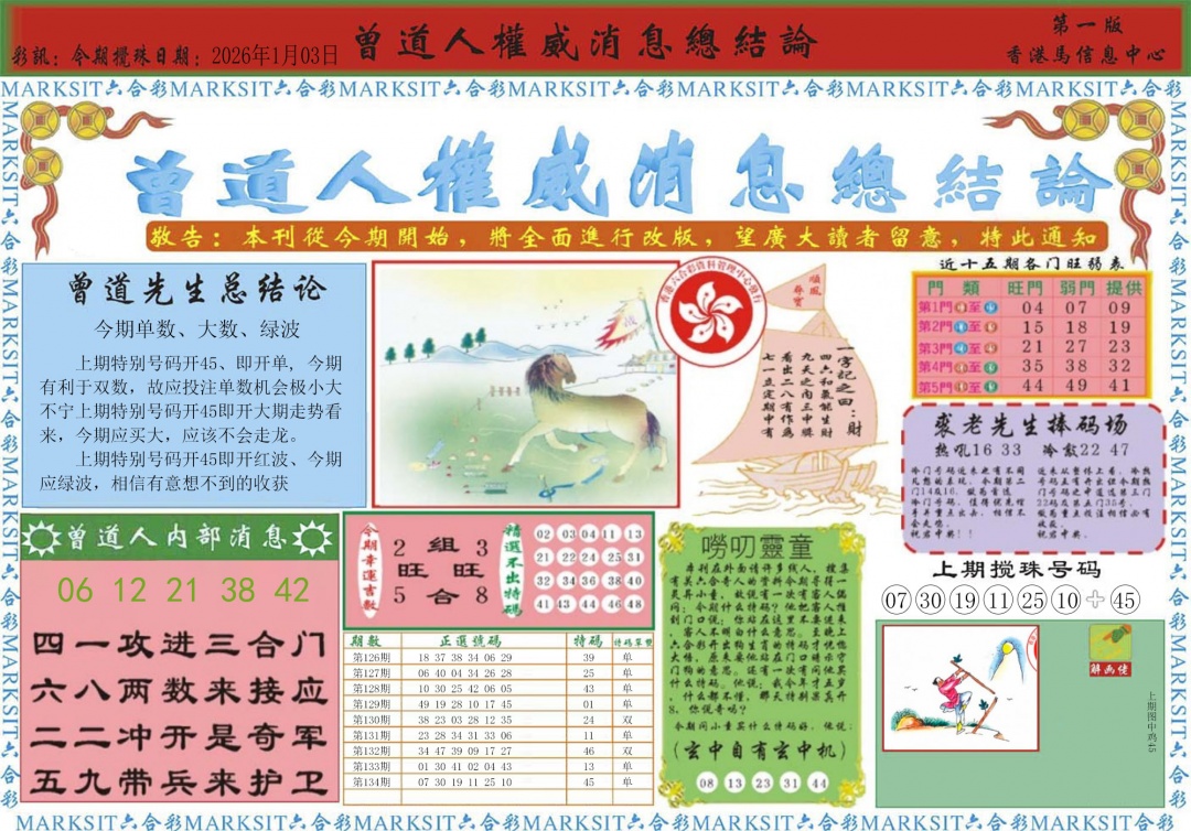 001期曾道人权威消息A[图]