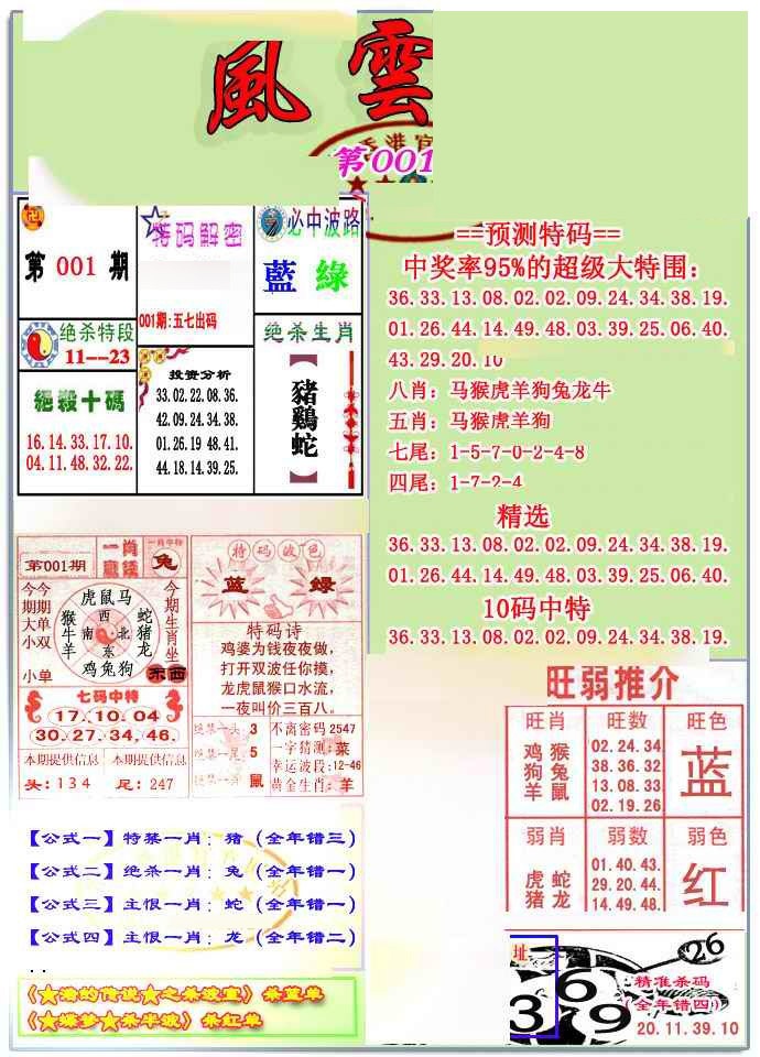 001期风云榜[图]