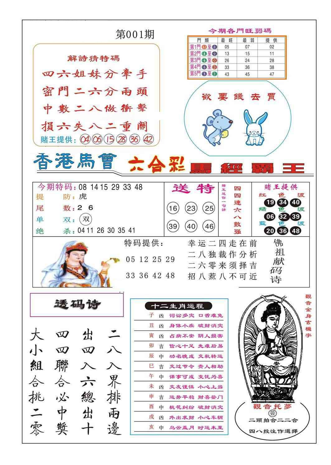 001期马经霸王[图]