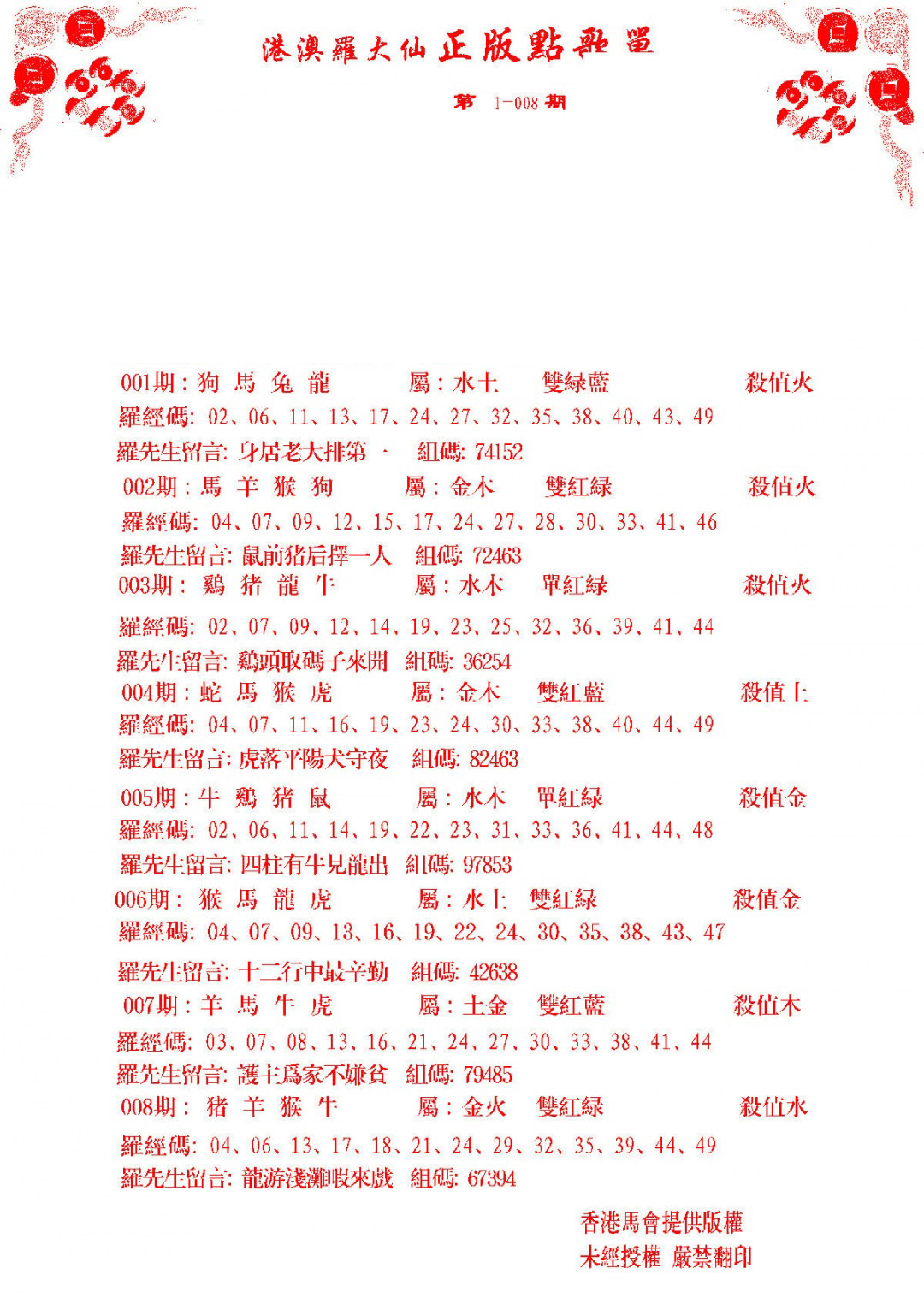 001期点歌单[图]
