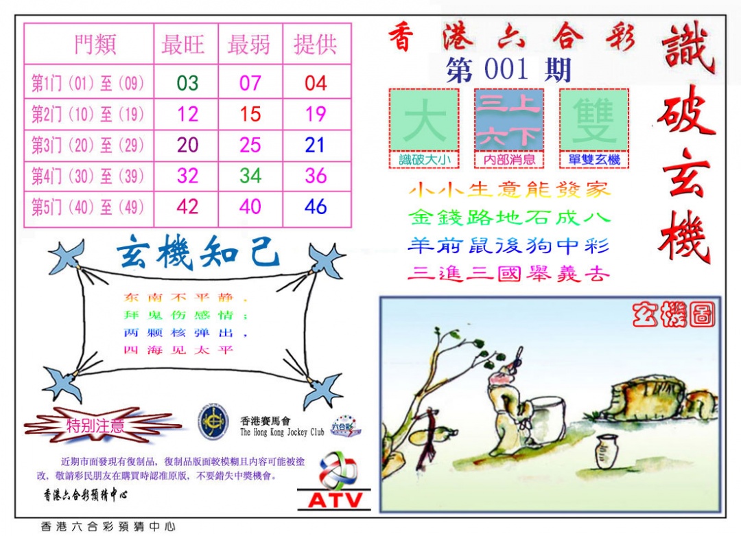 001期识破玄机[图]