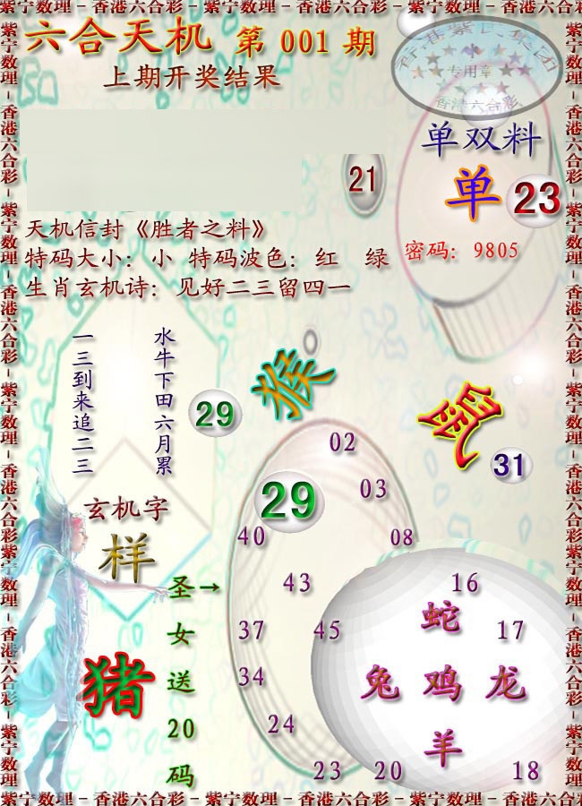 001期天机报[图]