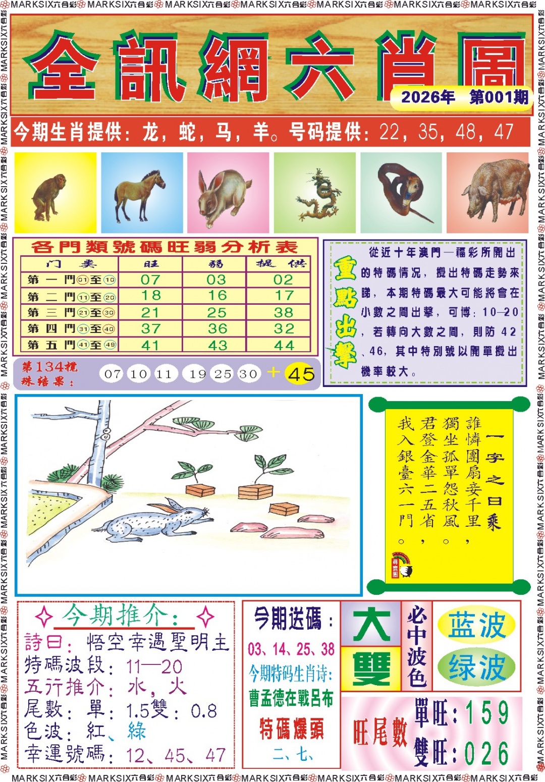 001期全讯网六肖图记录[图]