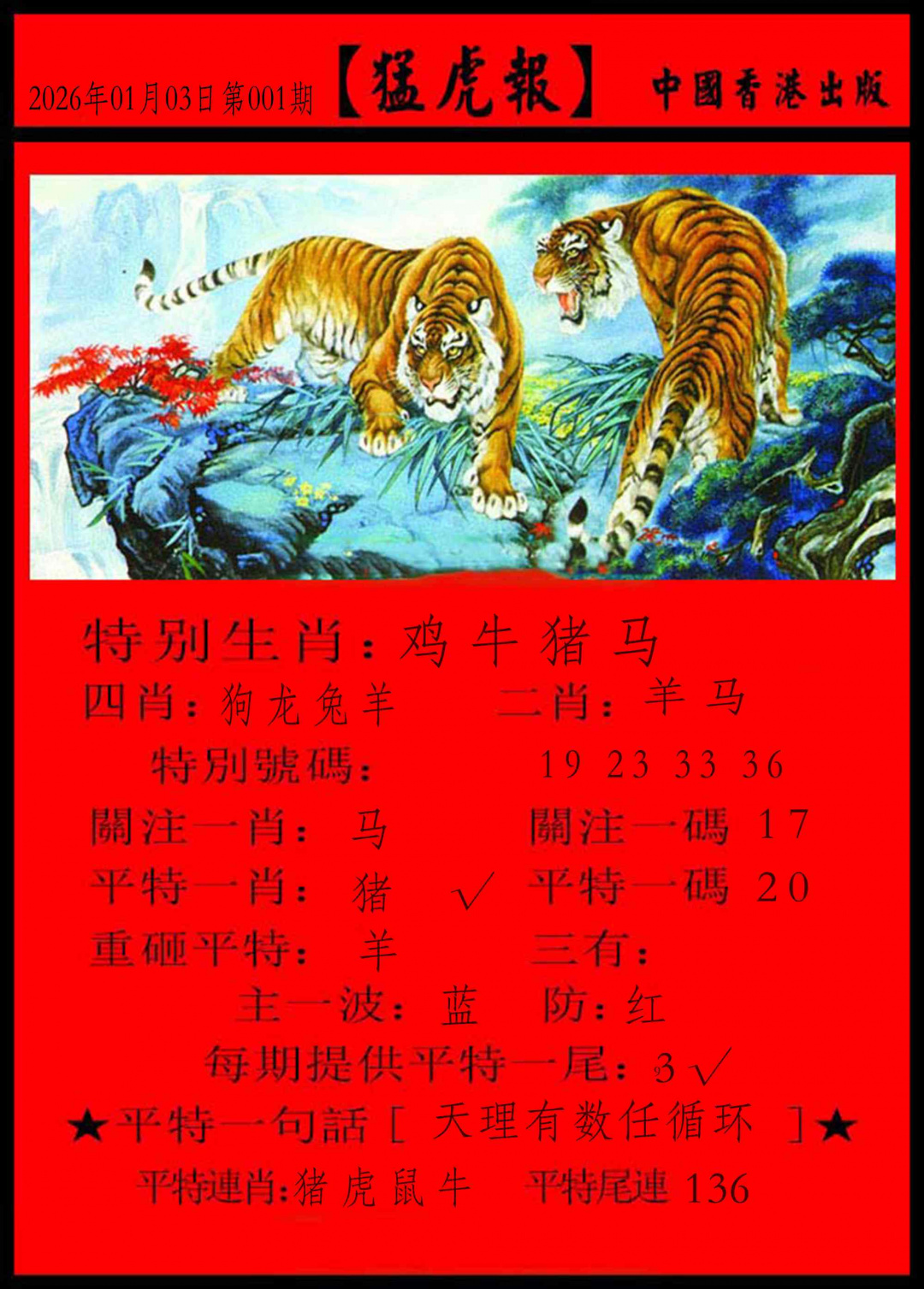 001期猛虎报[图]